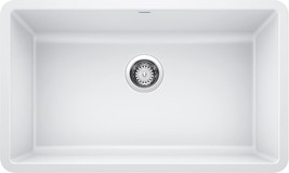 Blanco 442533 Precis Single Bowl-White 30in Kitchen Sink - £408.98 GBP