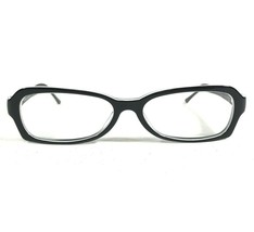 Salvatore Ferragamo 2611 515 Brille Rahmen Schwarz Weiß Rund 53-15-135 - £40.80 GBP