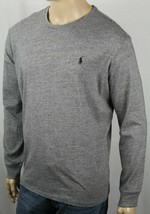 Polo Ralph Lauren Grey Long Sleeve Crew Neck Tee T-Shirt NWT L - £29.75 GBP