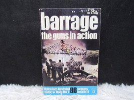 Vintage 1970 History of WWII Barrage: The Guns in Action by Ian V. Hogg Pb Book - £7.25 GBP