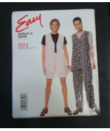 McCalls Sewing Pattern 9324 Vest Shorts Pants Size 8- 14 Vintage Uncut - $165.85 MXN