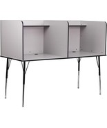 Flash Furniture Study Carrel - Nebula Grey Finish with Top Full,  - £744.01 GBP