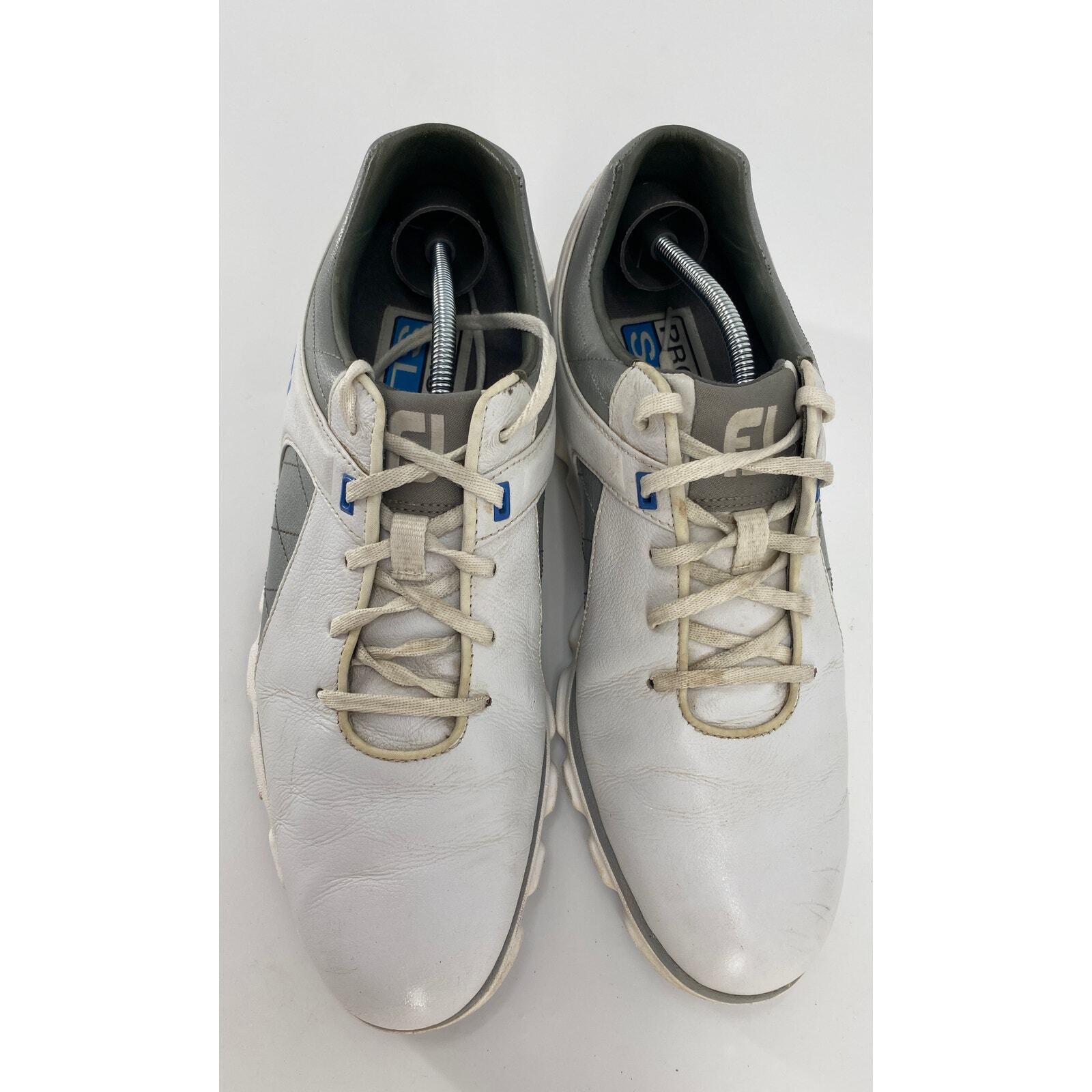 Footjoy Pro SL Men 9.5M White Silver Spikeless Waterproof golf shoes 53266 Item image 3