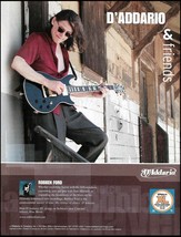 Robben Ford Blue Moon 2003 D&#39;Addario Guitar Strings ad 8 x 11 advertisement - $4.23