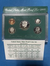 1997-s  U.S.Proof set. Genuine. complete and original as issued by US Mint. - £9.83 GBP