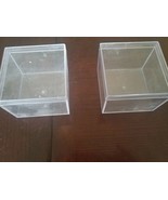 2 square acrylic small boxes - £21.98 GBP