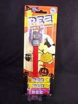 Halloween Bat PEZ Dispenser on card Candy Corn Lemon Raspberry NEW - £4.68 GBP