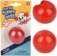 Clip-On Clown Nose - Use It For Dress Up - Halloween - Cosplay - $1.95