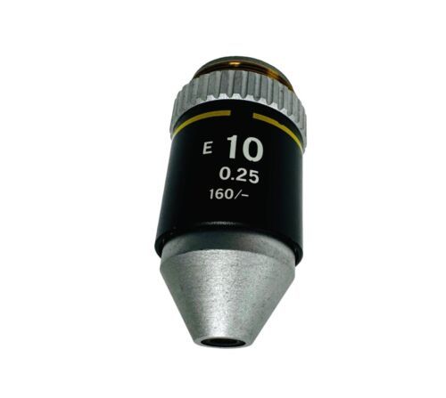 Nikon E 10X/0.25 Achromat Microscope Objective Lens Alphaphot Labophot 160mm - $17.42
