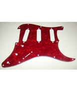 Red Pearl Replacement Stratocaster Pickguard For Three Single Coil Pickups - $934.31 MXN
