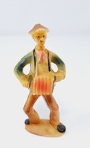 Louis Marx &amp; Co. VTG 1960s Plastic Accordion Player 3&quot; Figure Man Hong Kong Made - £8.63 GBP