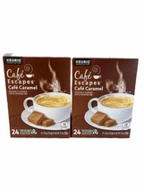 Cafe Escapes Cafe Caramel, Keurig K-Cup Pod, 48 Count Best By 3/2024 - £18.68 GBP