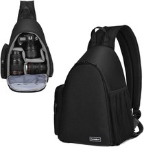 Cwatcun Camera Sling Bag, Camera Shoulder Crossbody Backpack, - £41.55 GBP
