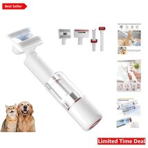 Portable Pet Grooming Vacuum with Multiple Attachments for Grooming and ... - $122.71