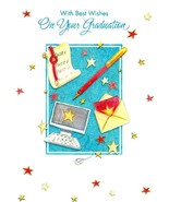With Best Wishes On Your Graduation - Graduation Greeting Card - 24677 - $51.31 MXN