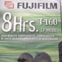 New Sealed Fujifilm Vhs T-160 Ep Mode 8-Hour Videocassette Tape - £7.86 GBP