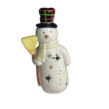 Hallmark Snowman with a Broom Votive Holder - £11.59 GBP