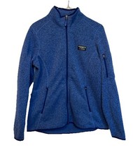 LL Bean Jacket Womens Large Blue Sweater Fleece Hiking Gorpcore Outdoor ... - $564.31 MXN