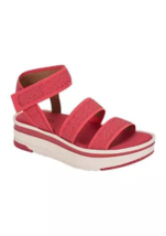 New Bare Traps Pink Comfort Wedge Platform Sandals Size 7.5 M - £49.87 GBP