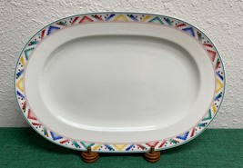 Villeroy &amp; Boch INDIAN LOOK 13 1/2&quot; x 9&quot; Oval Serving Platter - £55.81 GBP