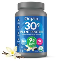 11/26 Orgain Organic 30g Vegan Protein Powder, Vanilla, 9g EAAs + BCAAs,... - $608.36 MXN