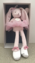 Doudou et Compagnie Paris Ballerina Bunny Plush Baby Infant Toy Pink 12&quot; NEW NIB - £23.93 GBP