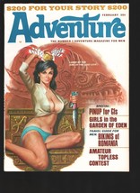 Adventure 2/1967-Vic Prezio spicy pin-up girl cover-&quot;I Found The Girl Of... - £112.31 GBP