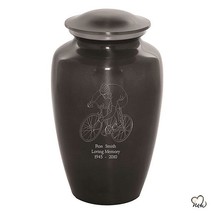 An item in the Everything Else category: Custom Engraved Bicycle Cremation Urn