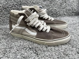 Vans Off The Wall Mens Sz 7.5 Brown Classic High Top Skateboard Shoes Sneakers - £22.06 GBP