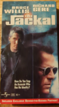 The Jackal VHS 1998 Bruce Willis &amp; Richaed Gere Action Movie - $1.98