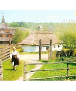 1990 Russian Kiev Postcard Cold War Ukranian Folk Architecture Museum C82A3 - $34.17 CAD