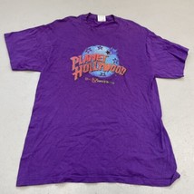 Vintage Planet Hollywood Walt Disney World T Shirt Purple Size Large Made In USA - £14.23 GBP