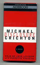 &quot;DISCLOSURE&quot; by Michael Crichton Cassette Audiobook Abridged Suspense/Th... - £11.00 GBP