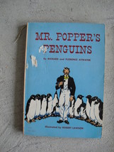 Vintage 1964 Childrens Paperback Book Mr Popper&#39;s Penguins - £11.07 GBP