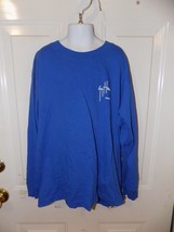Guy Harvey Blue Long Sleeve Shirt Size M Boy&#39;s EUC - £11.62 GBP