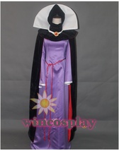 Villains Evil Queen Snow White Cosplay Costume Stepmother Cosplay Dress - $95.00