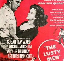 1952 The Lusty Men Film Advertisement Mitchum Hayward Movies Cinema West... - $41.04 CAD