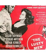 1952 The Lusty Men Film Advertisement Mitchum Hayward Movies Cinema West... - €26,12 EUR