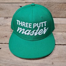THREE PUTT MASTER GREEN SNAPBACK BALLCAP - $10.84