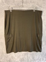 J. JILL Wearever Collection Size L  Smooth Fit Pull-On cargo Midi Skirt - £17.69 GBP