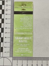 Vintage Matchbook Cover  Grant Hills Motel  Galena, Illinois gmg  unstruck - £9.72 GBP