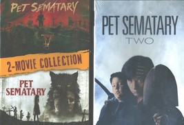 Pet Sematary 1-2-3: Trilogy- Stephen King&#39;s Klassisch Horror + Remake- Neu 3 DVD - £30.25 GBP
