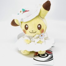 2022 The Pokémon Center Happy Spring White Dress Pikachu 8.5&quot; Plush Toy NWT - £23.73 GBP