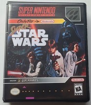 Super Star Wars CASE Super Nintendo SNES Box BEST Quality Available - £10.09 GBP