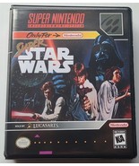 Super Star Wars CASE Super Nintendo SNES Box BEST Quality Available - £9.69 GBP