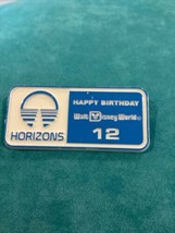 RARE 1983 WALT DISNEY WORLD 12TH BIRTHDAY CAST MEMBER HORIZONS OPENS PIN  - $39.60