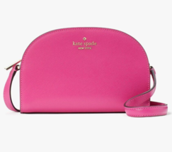 Kate Spade Perry Bright Pink Leather Dome Crossbody K8697 NWT Candied Plum $279 - £69.27 GBP