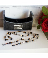 Designer Eyeglass Chain Fire Polished Czech Glass Jeffords Brooklyn99 St... - $94.66 CAD