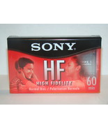 SONY HF 60Min Normal Bias HIGH FIDELITY Audio Cassette (New) - £6.28 GBP