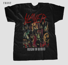 SLAYER - Reign in blood, Black T_shirt Short Sleeve - £13.57 GBP